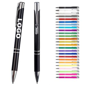 Custom Promotion Gift Advertising <b>Pens</b> Novelty Gel <b>Pens</b> Office Business Activities Metal <b>Retractable</b> Ballpoint <b>Pen</b> - Product Image 1