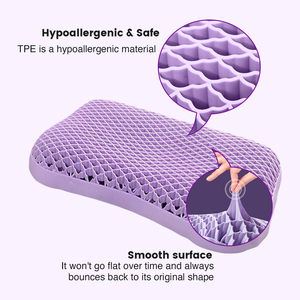 <span class=keywords><strong>Almohada</strong></span> Ergonómica 3D TPE Personalizada al por Mayor, Soporte para el Cuello Hipoalergénico, <span class=keywords><strong>Almohada</strong></span> Transpirable y Refrescante para Todas las Posiciones de Sueño - Product Image 2