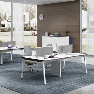 Thiết Kế Mới Trung Quốc Nhà Cung Cấp Đồ Nội Thất Văn Phòng 4 Người Văn Phòng Bàn Đồ Nội Thất Thương Mại Máy Trạm - Product Image 2