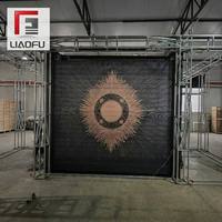 Porte à enroulement rapide en aluminium de luxe pour villa de vacances, coupe-vent, à turbine spirale, pour bord de mer