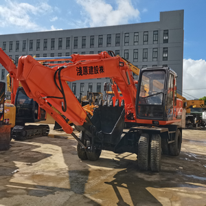 Excellent 10ton <b>Mini</b> Hitachi Ex100 Excavator in Negotiable Price Wheeled type Excavator - Product Image 1