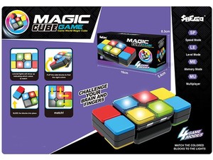 Khối Lập Phương Âm Nhạc Đa Chức Năng Khối Lập Phương Giải Đố Biến Dạng Ma Thuật Thông Minh Khối Lập Phương Đèn LED Nhấp Nháy Chống Căng Thẳng Trò Chơi Trí Nhớ Điện Tử - Product Image 6