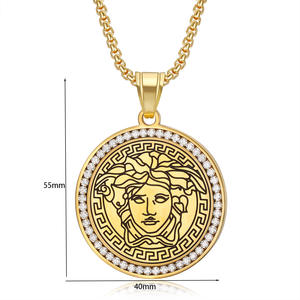 Женское модное ожерелье в стиле хип-хоп из титановой стали - Product Image 2