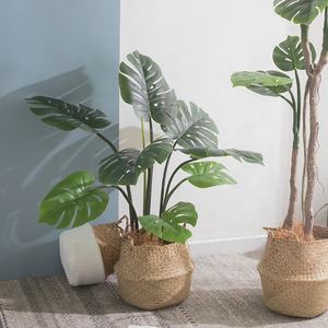 <span class=keywords><strong>Plante</strong></span> artificielle en plastique <span class=keywords><strong>Monstera</strong></span> <span class=keywords><strong>Variegata</strong></span> de 110 cm, aspect naturel, résistante à l'eau, écologique, intérieure, éternelle - Product Image 5