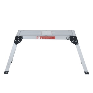 Deliladder Escalier pliant moderne en alliage d'aluminium portable avec capacité de 375 livres Plateforme d'escalier - Product Image 1