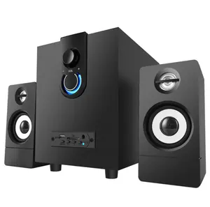 Altoparlante per pc hifi con audio surround 3d multimediale home theater nero unico di qualità garantita