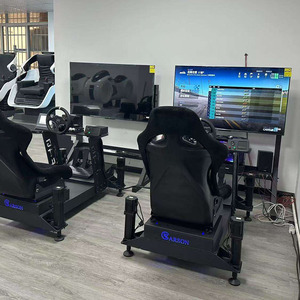 Cockpit de simulation de course Pengxing 4DOF avec plateforme de mouvement à cadre en aluminium et pavé tactile - Product Image 5
