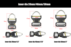 Hebilla Metálica Táctica de 1 Pulgada con Anillos en D, Hebilla Deslizante Ajustable de Metal de 26 mm para Correas de Bolsa, Fabricada en China - Product Image 4