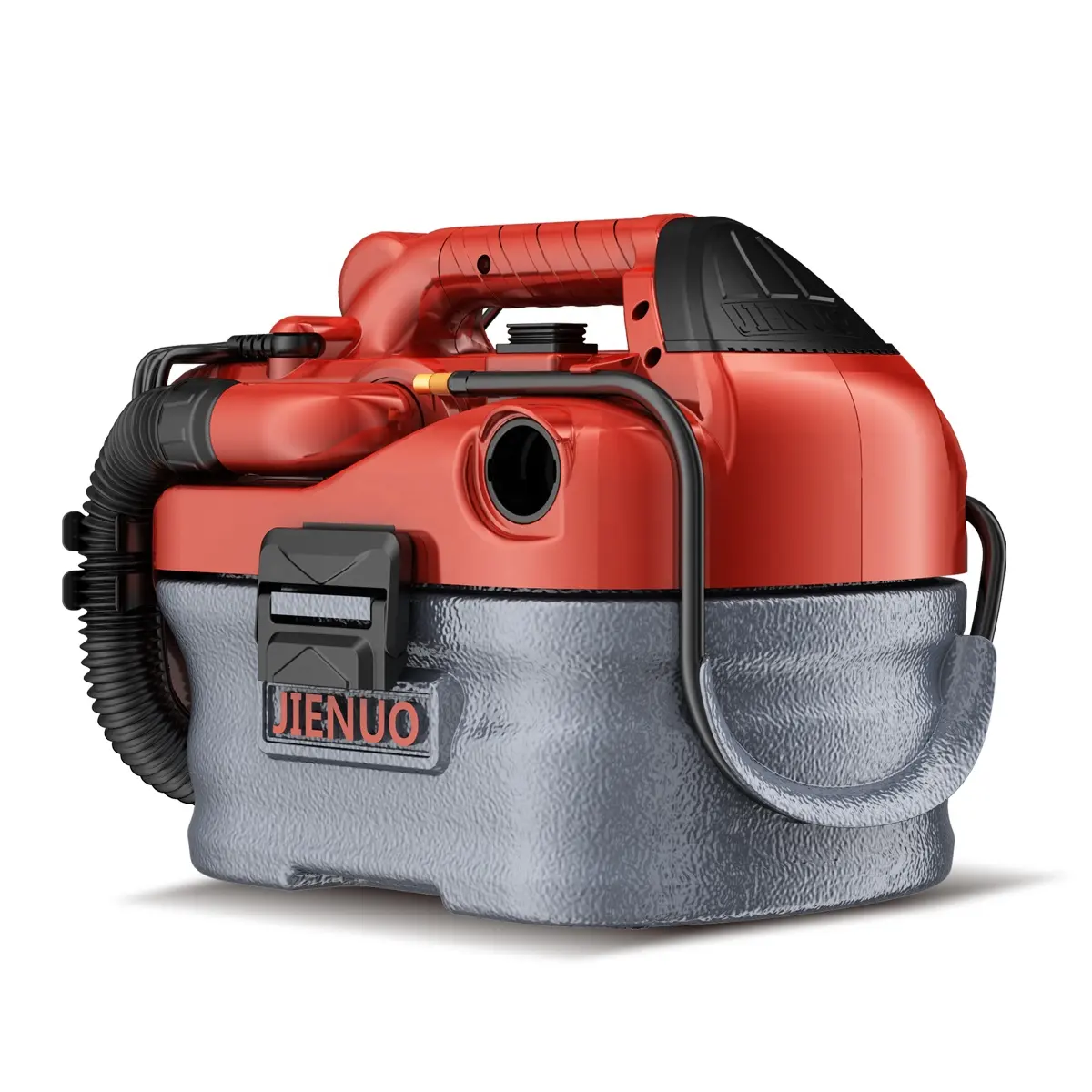 JIENUO 4 Gallon battery Wet Dry Vacuum, 4 Peak HP Stainless Steel 3 in 1 Shop Vac Blower with Powerful Suction