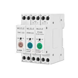 Single-phase AC DIN rail-type kWh Ammeter Voltmeter with external shunt current transformer