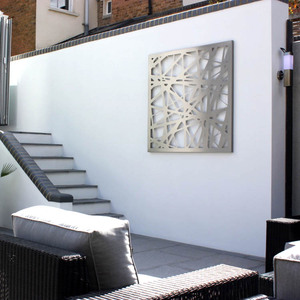 Décoration en métal découpée au laser Salon Chambre Hôtel Sculpture en métal Art mural en métal coloré Décoration - Product Image 4