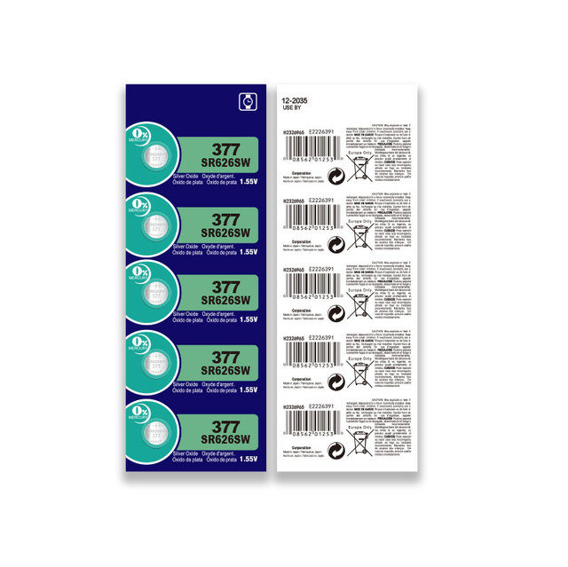 OEM 10x Silver OxideAG4 SR626W 377 376 364 363 Watch Battery for Home Appliances Toys & Remote Controls  Lithium Jacket
