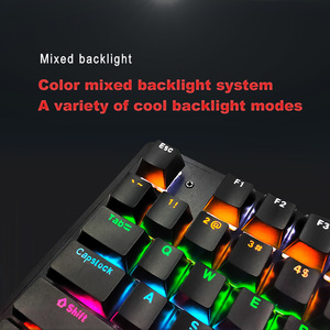 Biolpe B104 Mechanical <b>Keyboard</b> 104 Keys <b>Wired</b> Full Size Gaming <b>Keyboard</b> With Anti Ghosting For Computer PC Gamer - Product Image 5