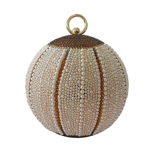 Women Shiny Watermelon Rhinestones Evening Bag Cute Ball Crystal Handbag Top Handle <b>Wedding</b> <b>Clutch</b> Purse for Party - Product Image 3