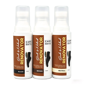 Rénovateur pour daim et nubuck 100 ml, restauration des couleurs noir/brun/neutral et réparation des rayures - Product Image 3