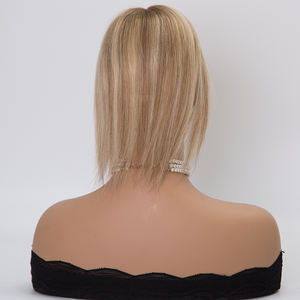 Stok Siap Kirim Rambut Brazil 3*4 100% Density Mono Base Topper Warna Sesuai Pesanan Mono Base Topper 100% Rambut Asli Manusia - Product Image 4