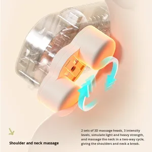 Fauteuil de massage chauffant multifonctionnel transfrontalier pour le corps entier avec fonction musicale pour le cou, la taille et le dos - Product Image 3