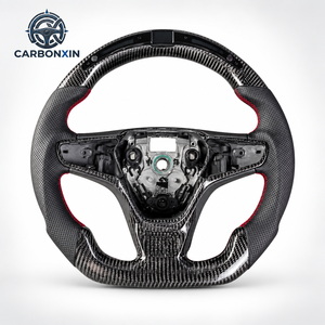 Volante Deportivo de Fibra de Carbono y Cuero con LED, 3 Palancas, para Chevrolet Chevy Malibu XL LS RUL Camaro 2016-2024 - Product Image 2