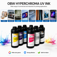 Tinta Cetak UV 1000ml untuk Epson Xp600 Tx800 I3200 Printhead Tinta UV Ramah Lingkungan untuk Stiker Kendaraan Film Lunak Wallpaper