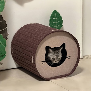 Lit pour chat pliable en feutre acoustique de qualité supérieure, prix d'usine, personnalisable pour les petits espaces et les balcons, toutes saisons - Product Image 5