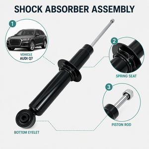 Amortisseur à gaz arrière OEM 7L8513029F pour Audi Q7 4L VW Touareg Porsche Cayenne, grand <span class=keywords><strong>SUV</strong></span> de luxe - Product Image 2