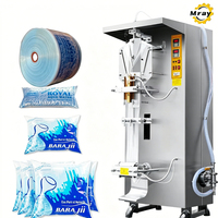 Machine automatique électrique de fabrication de sachets d'eau avec moteur et roulement, personnalisée pour la production locale des PME, facile à utiliser