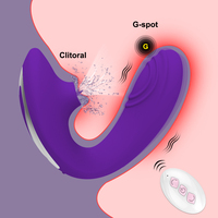 Télécommande 2 en 1, gode de léchage de langue portable, vibromasseur, jouets sexuels pour femmes, clitoris, simulateur de clitoris, Massage du point G