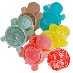 Bonbons gélifiés japonais en vrac, forme de bloc, multicolores, moelleux, à base de plantes, sucre cristallisé, collation unique - Product Image 2