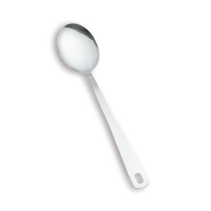 Cucchiaio Monoblocco Liscio in Acciaio Inossidabile, Utensile da Cucina - Product Image 1