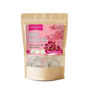 Té Herbal de Roselle, Rosa y Jazmín, 2g x 30 Bolsitas Piramidales, Favorece la Relajación, Cuidado Antioxidante para el Bienestar Diario de la Mujer, Venta al Por Mayor - Product Image 2