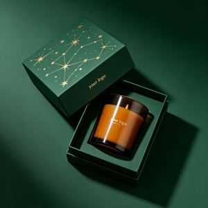 FX Customizable Luxury Aroma Candle <b>Lid</b> Base Rigid Gift <b>Box</b> Sturdy Chipboard Matte Lamination Recyclable Magnetic Paper Boxes - Product Image 4