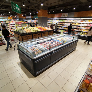 Refrigerador comercial para <span class=keywords><strong>carnicería</strong></span>, mostrador abierto para exhibición de pollo y pescado, nevera para carne. - Product Image 5