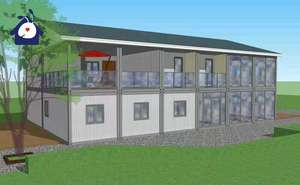 20ft Prefab Shipping Mobile Office Flat Pack <b>Storage</b> Warehouse Detachable <b>Container</b> House Homes - Product Image 4