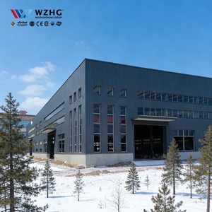 Atelier en structure acier préfabriquée durable, durée de vie de 50 ans, certifié ISO9001, surface galvanisée pour stockage agricole - Direct - Product Image 1