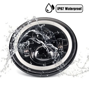 Valesun-faros Led de haz Alto y Bajo de 7 pulgadas, 60w, resistente al agua, Ip67, H4, Ojo de Ángel, Drl, 6500k, señal de giro para camión <span class=keywords><strong>JK</strong></span>, JL, SUV, 4x4 - Product Image 5