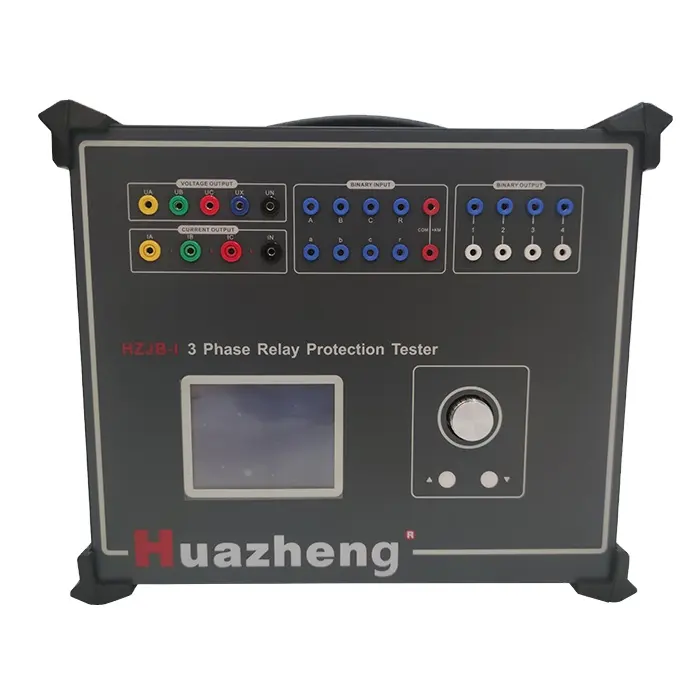 Secondary Current Injection Test Setup 3 Phase Protection Relay Measurement Equipment