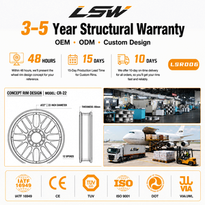 ล้อฟอร์จ LSR8006 ขนาด 17 18 20 นิ้ว 6x139.7 5x139.7 สีดำด้าน สไตล์ Beadlock สำหรับรถจี๊ปแรงเลอร์  สินค้าขายดี มาใหม่ - Product Image 6
