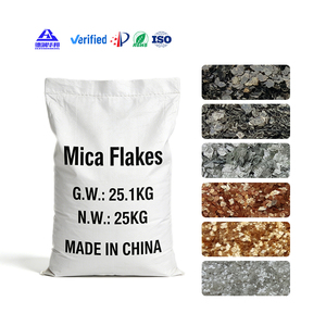 Monochromes Mischfarben-Epoxidharzboden mit Glimmerflocken-Musterbeschichtung, Verbundmaterial Muskovit-Epoxidharzflocken-Chips, Marmorähnlich - Product Image 6