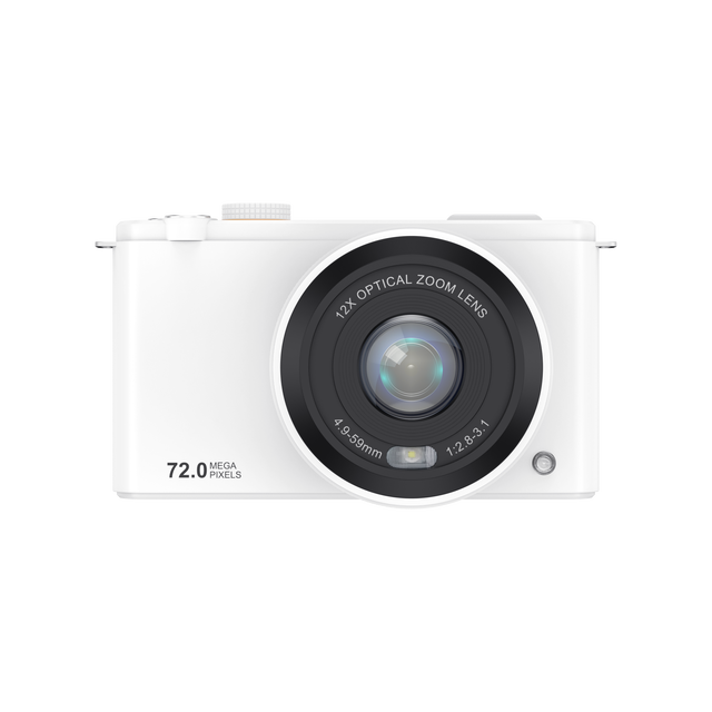 Retro Flash Light 7.1x-16x Optical Zoom 72MP 4K Digital Camera Built-in LED Fill Light Image Stabilization 2-3" Screen Travel