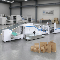 Machine à fabriquer des sacs en papier kraft entièrement automatique / Machine à fabriquer des sacs de courses en papier / Machines à fabriquer des sacs en papier