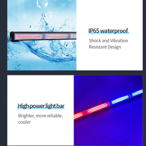 COB <span class=keywords><strong>LED</strong></span> rouge bleu barre lumineuse d'urgence toit de voiture balise d'avertissement lampe clignotante stroboscopes pour camion automobile <span class=keywords><strong>12V</strong></span> 24V - Product Image 4