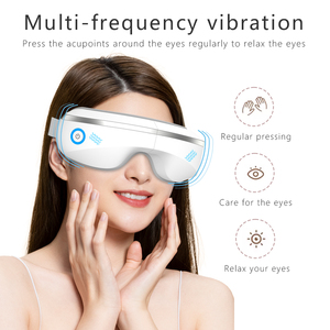 Massaggiatore pneumatico per occhi con maschera per occhi portatile con vibrazione a compressione calda e dispositivo portatile per la cura degli occhi con musica Bluetooth - Product Image 4