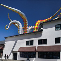 Décoration de tentacules de pieuvre géante gonflable Prix en vente avec accessoire souffleur