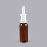 Botella de spray nasal recargable vacía, pulverizador nasal médico de grado médico de 10ml, botella de spray médico de Color blanco