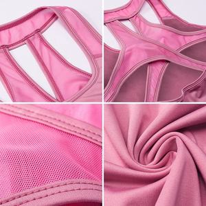 Vente en gros Gilet de yoga de qualité supérieure pour la course à pied, vêtements de fitness pour femmes, débardeurs en maille pour femmes - Product Image 3