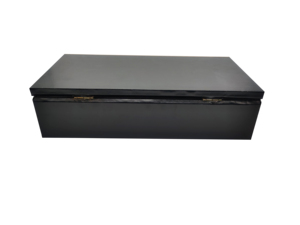 Boîte de rangement rigide noire personnalisée à double tiroir pour rouges à lèvres et cosmétiques, coffret cadeau - Product Image 6