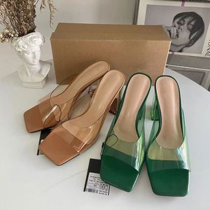 <span class=keywords><strong>2025</strong></span> прозрачные туфли на каблуке; Весенне-летние элегантные женские босоножки на высоком каблуке; Новинка; Модная обувь для отдыха - Product Image 2