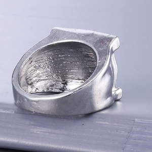 Bague ZRM Fashion <span class=keywords><strong>Super</strong></span>-<span class=keywords><strong>héros</strong></span> <span class=keywords><strong>Green</strong></span> <span class=keywords><strong>Lantern</strong></span> Punk Géométrique en Alliage Plaqué Argent pour Hommes, Bijou Charmant, Cadeau Idéal - Product Image 5