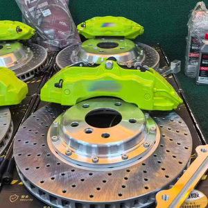 Modification pour étriers <span class=keywords><strong>Brembo</strong></span> 6 pistons avant, 4 pistons arrière, en alliage d'aluminium forgé, disques en acier perforés pour BMW - Product Image 3