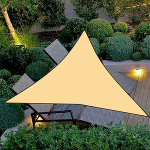 Voile d'ombrage PEHD beige filet pare-soleil coupe-vent portable robuste pour balcon bateau patio abri de voiture tente auvent maternelle - Product Image 6